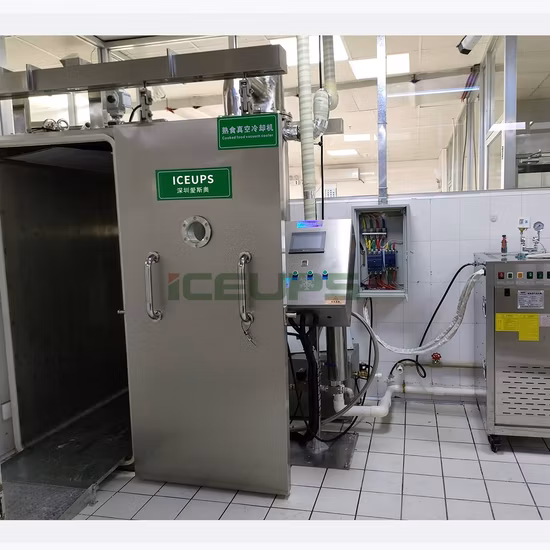 Enfriador al vacío de pan con 1 carro, enfriamiento al vacío de pan de la fábrica Iceups