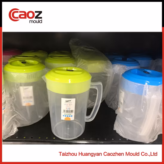 Enfriador de agua de plástico/jarra con tazas