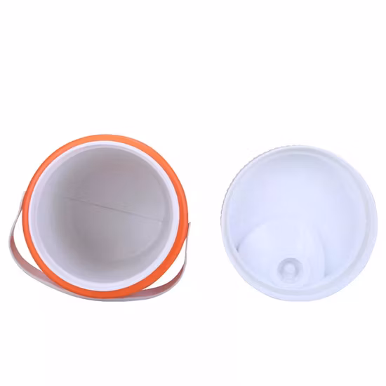 Jarra enfriadora de agua de espuma de PU de Color naranja, fácil de llevar, impermeable, de buena calidad, 3L, PE, para exteriores, con asa para acampar